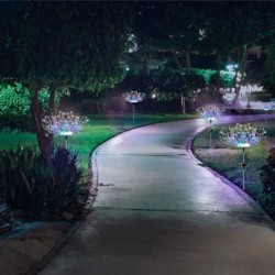 LED Feuerwerk - Solar Gartenlampe - Wasserdicht
