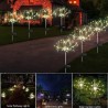 LED Feuerwerk - Solar Gartenlampe - Wasserdicht