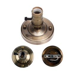Antiker Lampensockel - Lampenfassung - E26 / E27