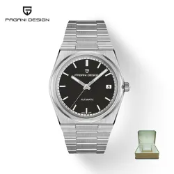 PAGANI DESIGN - Automatik-Sportuhr - Wasserdicht - Edelstahl - Schwarz