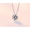 Halskette aus 925er Silber mit Zirkon