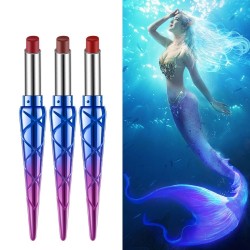 Natürlicher matter Lippenstift - wasserfest - langanhaltend - Meerjungfrauen-Design