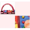 Lederrucksack - mit Nieten - bunte Regenbogenfarben