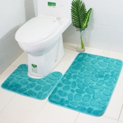 Bathroom / toilet mat - non-slip - 2 piecesBathroom & Toilet