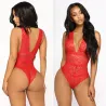 Sexy Spitzen-Body - ärmellos - G-String