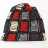 2 in 1 - Wintermütze / Schal - kariertes Design - Unisex
