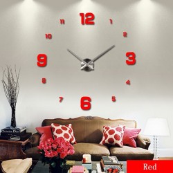 3D wall clock - acrylic DIY sticker - mirror effectWall stickers