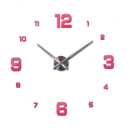 3D wall clock - acrylic DIY sticker - mirror effectWall stickers