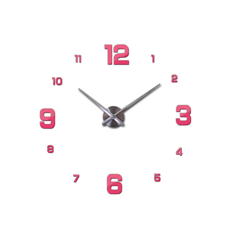 3D wall clock - acrylic DIY sticker - mirror effectWall stickers