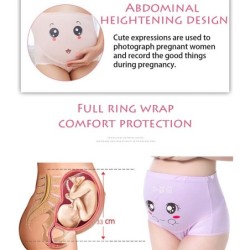 Schwangerschaftsslip - hohe Taille - verstellbar - Baumwolle