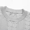 Elegantes Strickkleid - Langarm - Taillengürtel