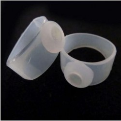 Magnetischer Zehenring aus Silikon - Abnehmen / Massage - 2 Stück