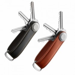 EDC pocket key organizer - leather pouch - keychainKeyrings