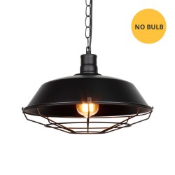 Vintage Deckenlampe - mit Metallschirm - 110 - 220 V - E27