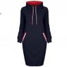 Elegantes knielanges Kleid - mit Rollkragen