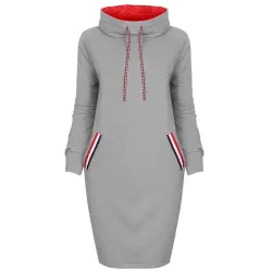 Elegantes knielanges Kleid - mit Rollkragen