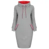 Elegantes knielanges Kleid - mit Rollkragen