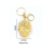 Golden keychain with crystal skullKeyrings