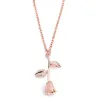 Elegant necklace with rose pendantNecklaces