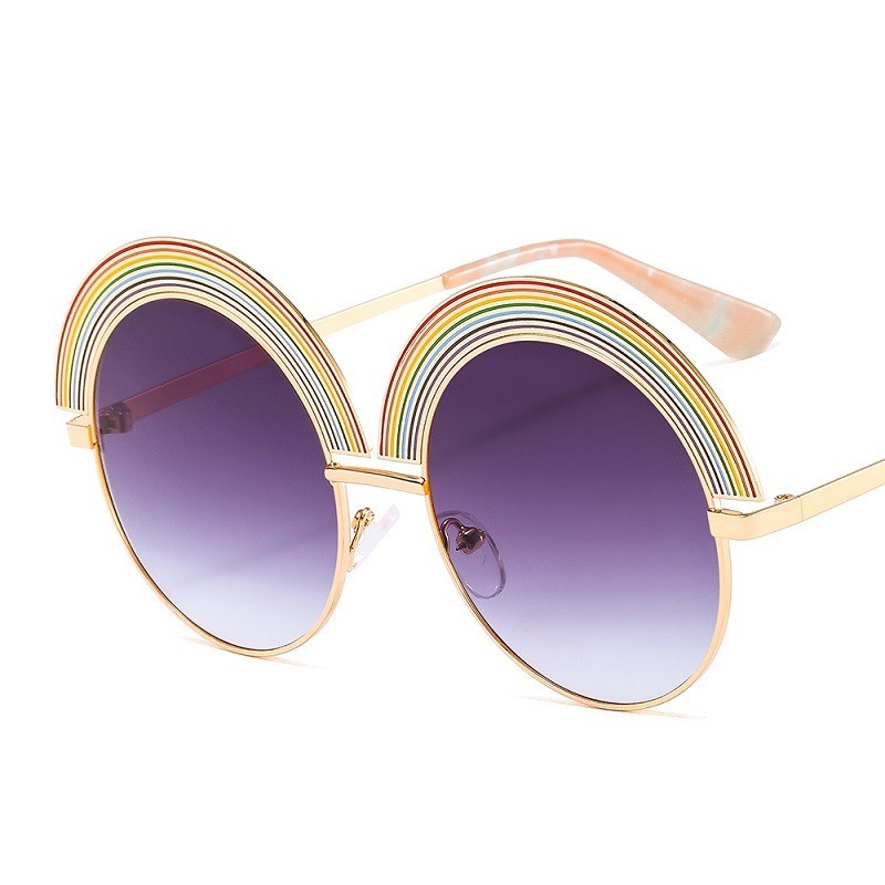 Round rainbow sunglasses - metal frameSunglasses