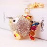 Colorful crystal fish - keychainKeyrings