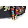 Canvas-Rucksack - buntes Ethno-Design