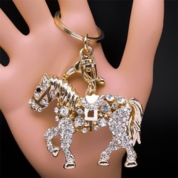 Crystal horse keychainKeyrings