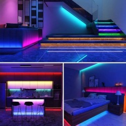 RGB-LED-Streifen - Bluetooth - mit Fernbedienung