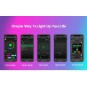 RGB-LED-Streifen - Bluetooth - mit Fernbedienung