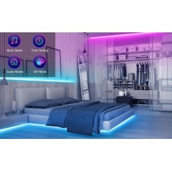 RGB-LED-Streifen - Bluetooth - mit Fernbedienung
