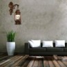 Vintage LED-Wandlampe - Laterne aus Eisen