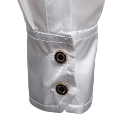 Glänzendes Metallic-Langarmshirt - mit dekorativen Pailletten