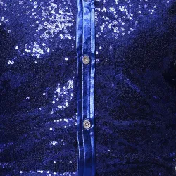 Glänzendes Metallic-Langarmshirt - mit Paillettenverzierungen