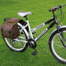Doppelseitige Motorrad- / Fahrradtasche - wasserdichtes Segeltuch
