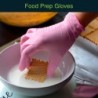 Disposable vinyl gloves - multipurpose - waterproof - food grade - pink - 100 piecesHealth & Beauty