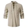 Classic long sleeve shirt - tie up necklineT-shirts