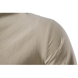 Klassisches Langarm-Shirt – zum Binden am Ausschnitt
