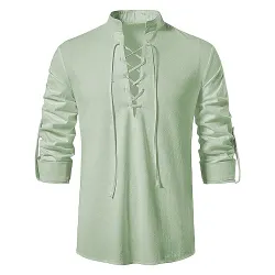 Classic long sleeve shirt - tie up necklineT-shirts