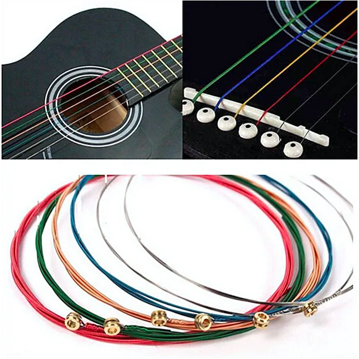 Colorful guitar strings - 6 pieces setGuitars