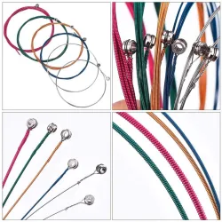 Colorful guitar strings - 6 pieces setGuitars