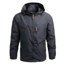 Windjacke für Herren mit Kapuze