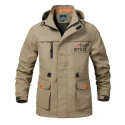 Militärische Herren-Kapuzenjacke – winddicht – wasserdicht