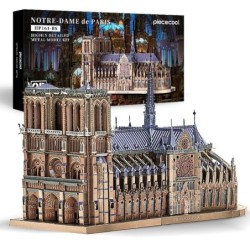 3D-Metallpuzzle - Kathedrale Notre Dame - DIY-Modell - Bausatz