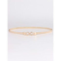 Eleganter goldener elastischer Gürtel