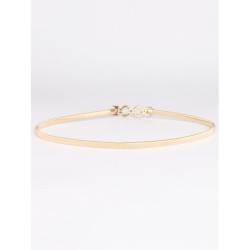 Eleganter goldener elastischer Gürtel