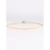 Eleganter goldener elastischer Gürtel