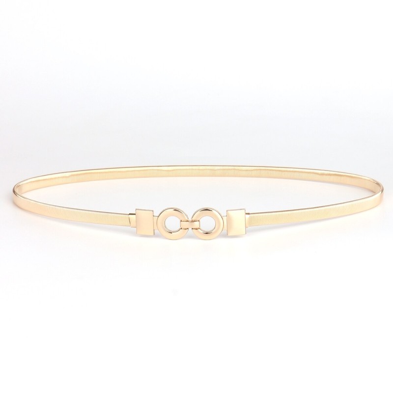 Eleganter goldener elastischer Gürtel