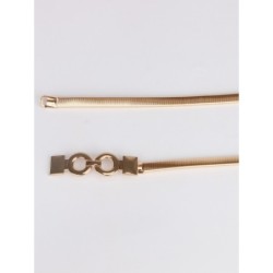 Eleganter goldener elastischer Gürtel
