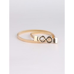 Eleganter goldener elastischer Gürtel