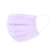 Disposable face / mouth masks - 3 layer - anti-dust - anti bacterial - purpleMouth masks